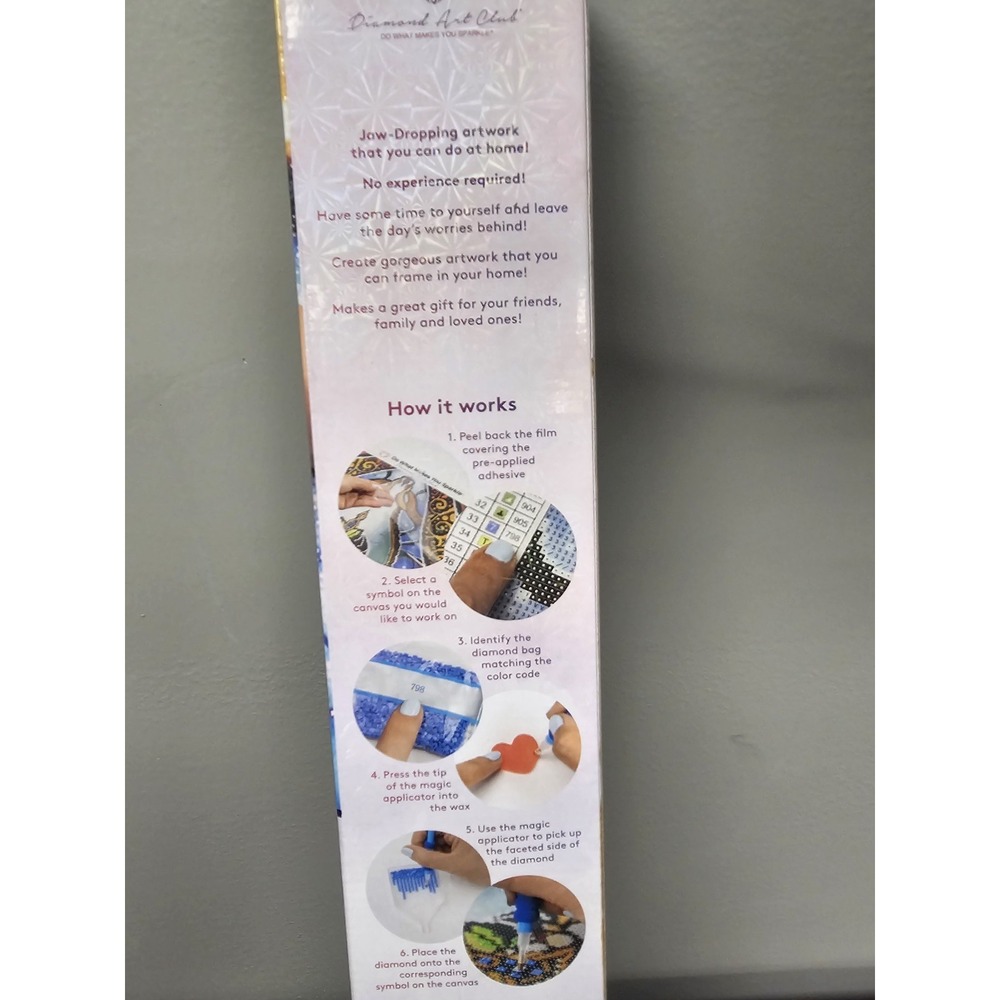 Diamond Art Club DIY Diamond Art Kit Brookside Retreat 36.6" x 27.6" - Picture 3 of 5